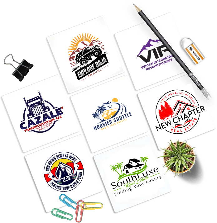 Creative website mockup